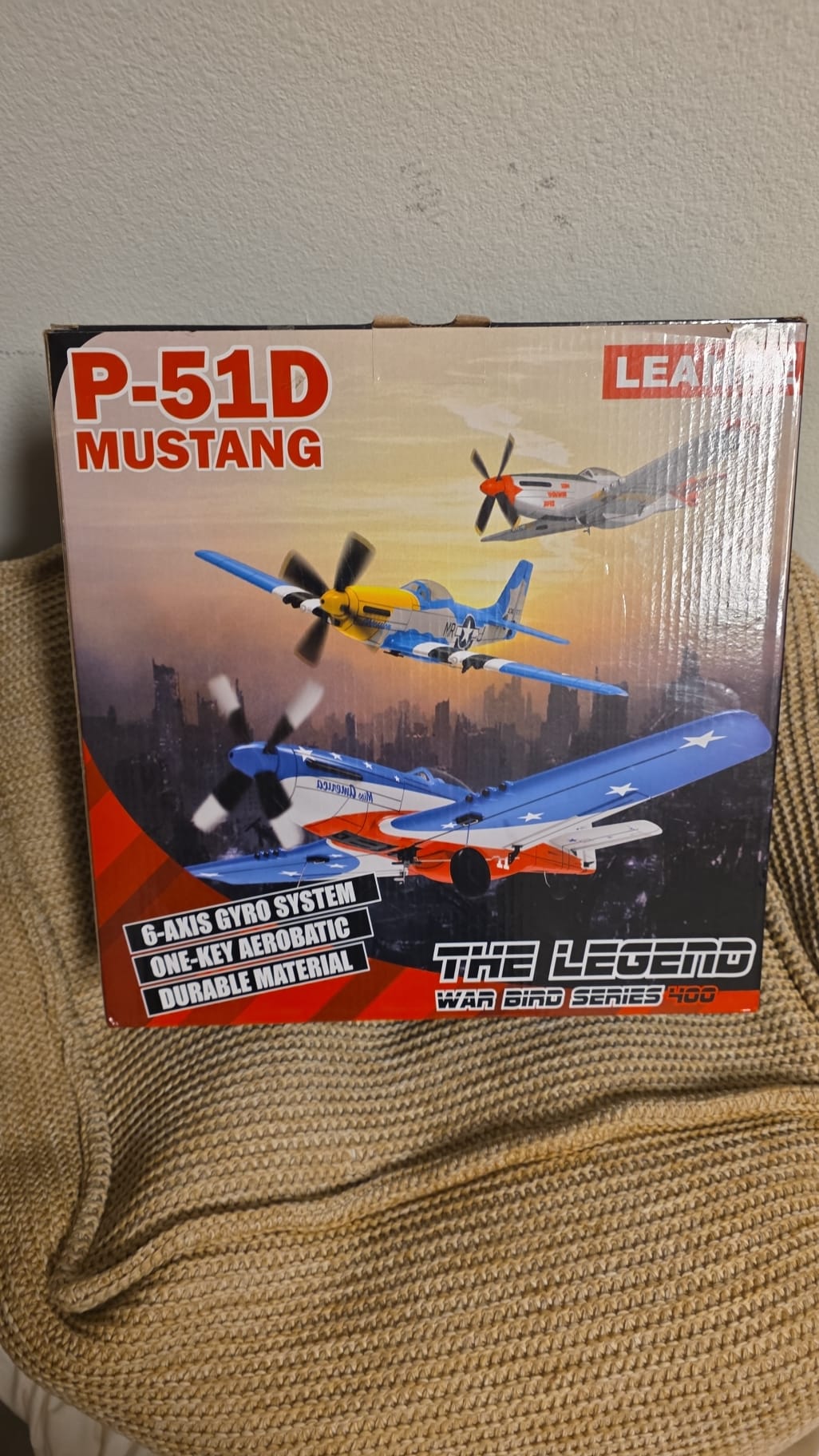 LEAMBE P-51D Mustang 4 Channel RC Plane RC Plane 60