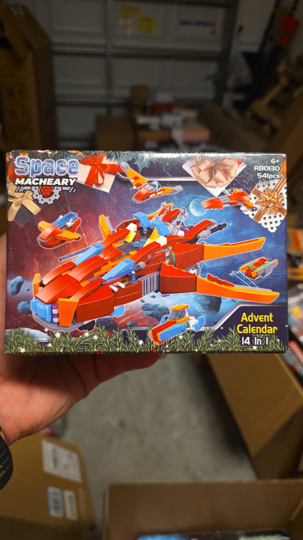 Space Macheary Adventt Calendar 14 in 1 Space Wars Building Toys for Boys 61