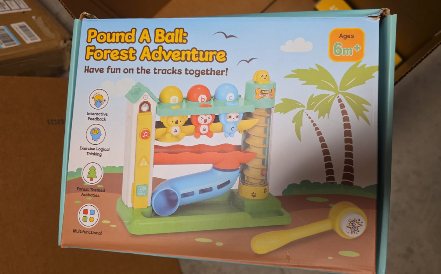 Pound A Ball: Forest Adventure Musical Baby Toys for 1 Year Old Boy Gifts 64