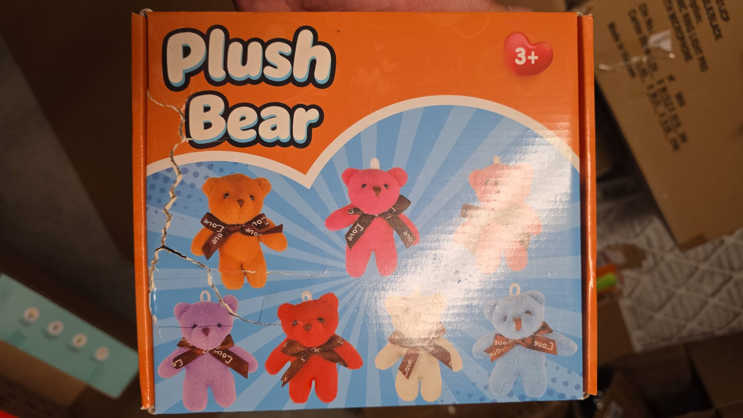 Plush Bear Mini Teddy Bear Toy Plush Stuffed Bear Keychains for Kids Girls Boys 64
