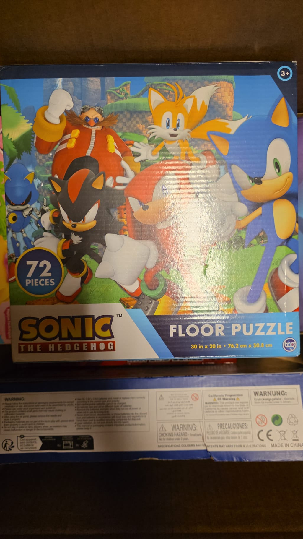Sonic The HedgeHog Floor Puzzle for Kids Set 65
