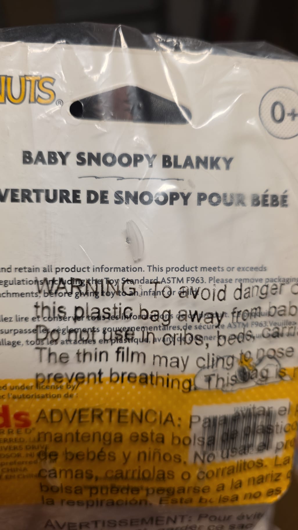 Peanuts Snoopy Baby Blanket 65