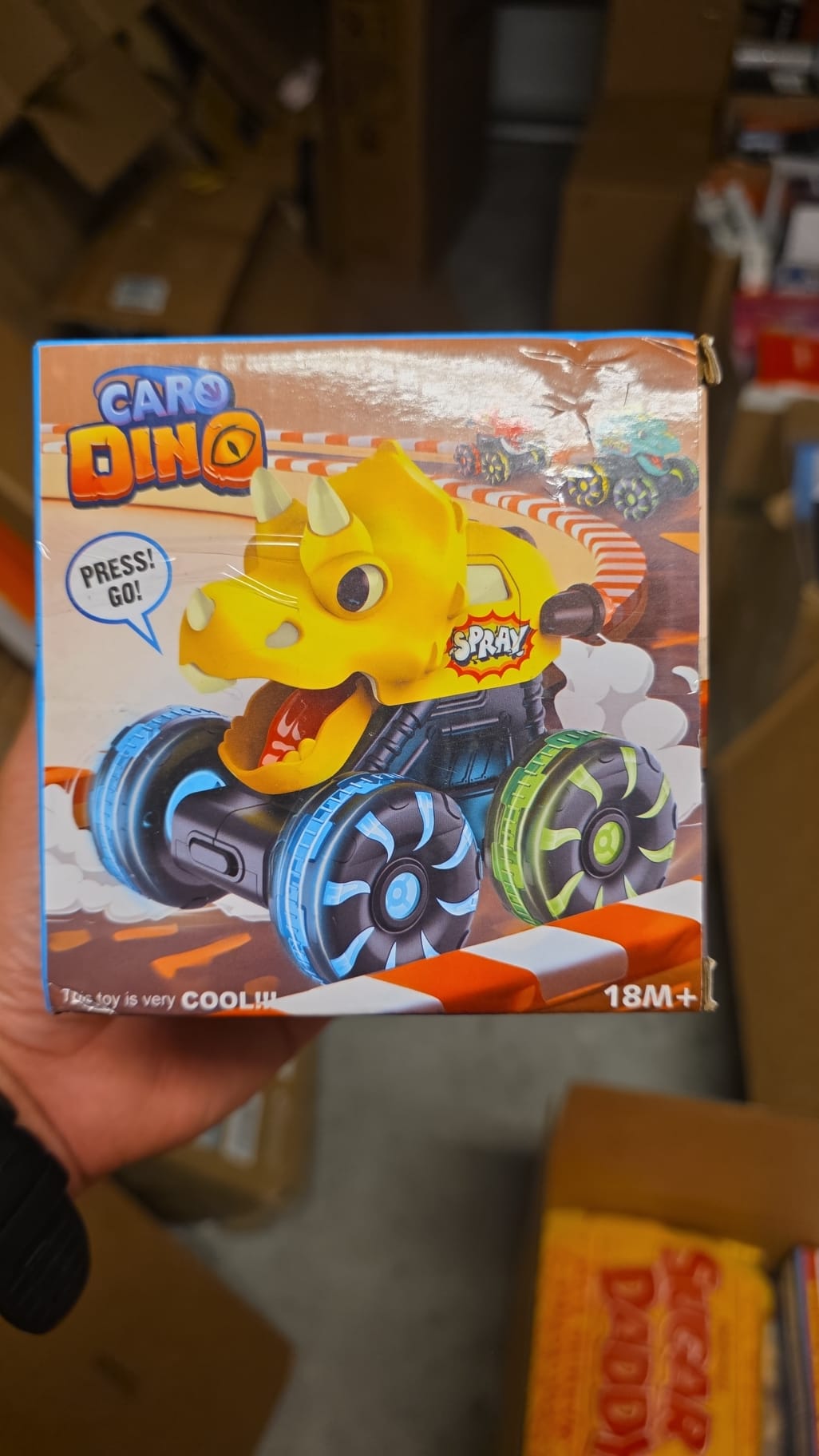 Red Chomping Dino Monster Truck Toy 66