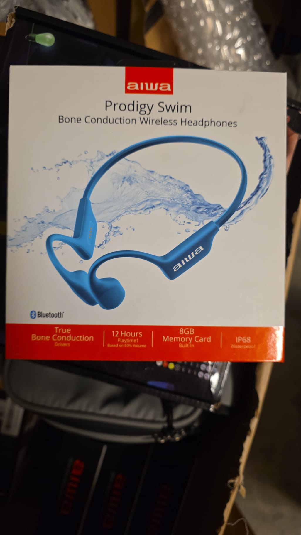 Aiwa Prodigy Swim Bone Conduction Wireless Headphones 69