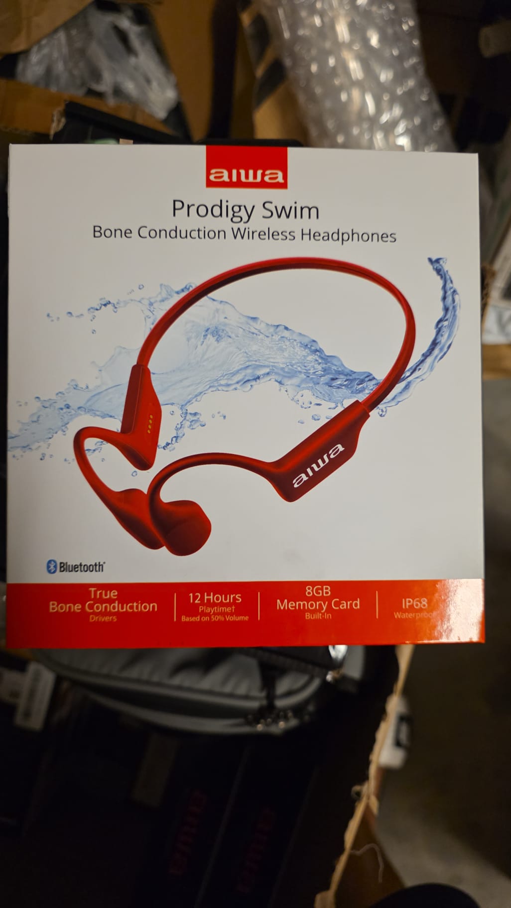 Aiwa Prodigy Swim Bone Conduction Wireless Headphones 69