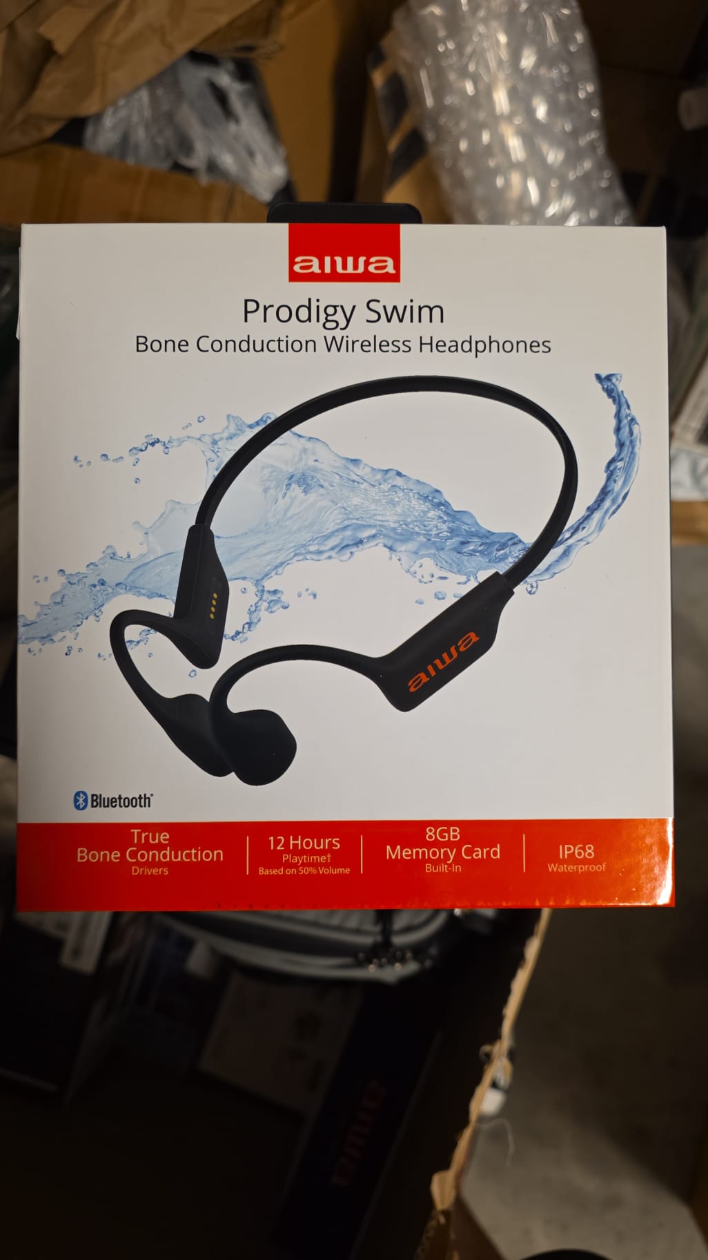 Aiwa Prodigy Swim Bone Conduction Wireless Headphones 69