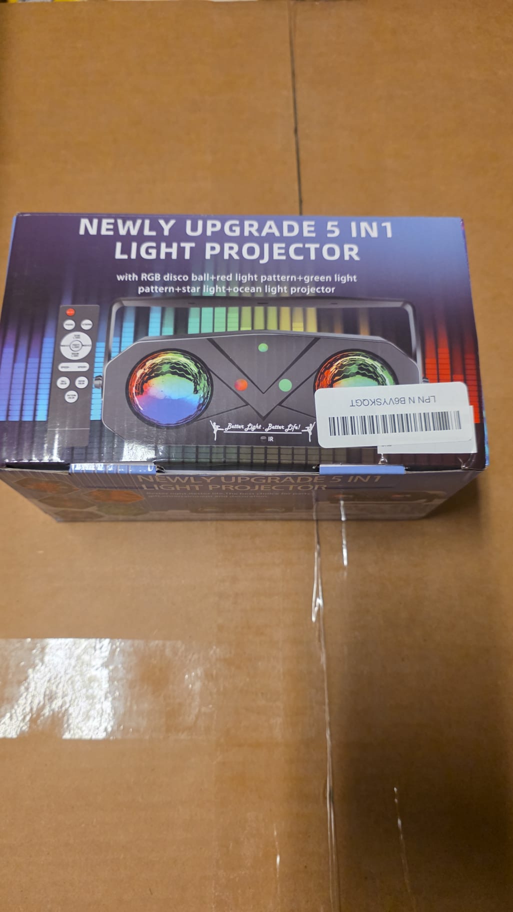 Newly Upgrade 5 in1 Light Projector with RGB disco ball + red light pattern +... 74