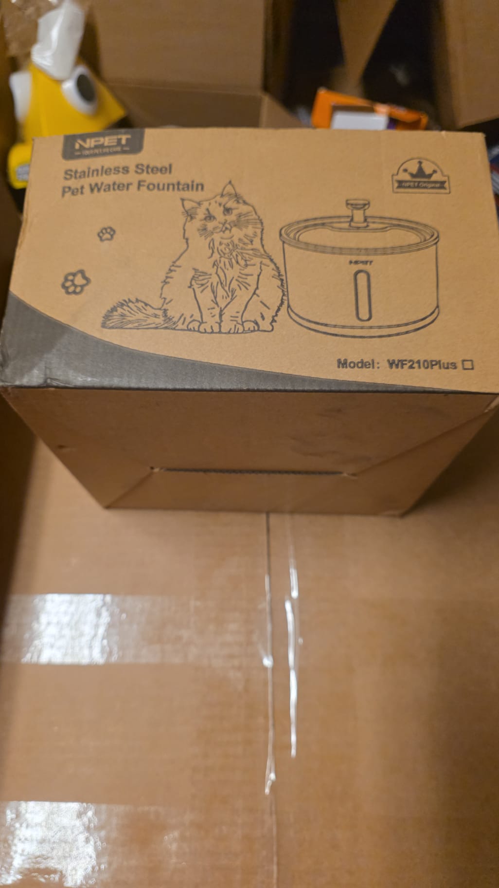 NPET 1Gallon Stainless Steel Cat Water Fountain Automatic WF210plus 76