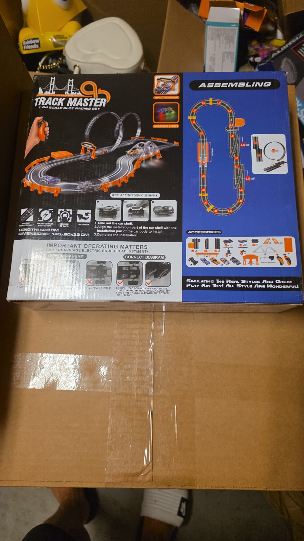 Track Master Slot Car Race Track Sets for Boys 76