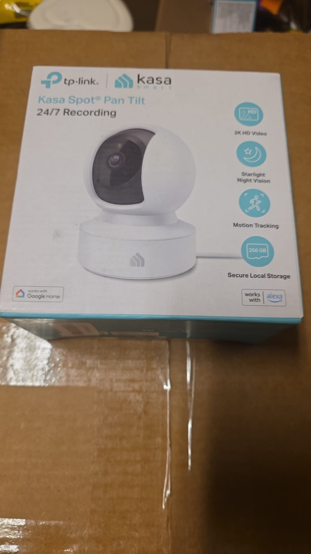 Kasa Spot Pan Tilt 24/7 - 2K+ Indoor Pan/Tilt Wired Security Camera - Works as a Baby Monitor & Pet Camera Recoding 76
