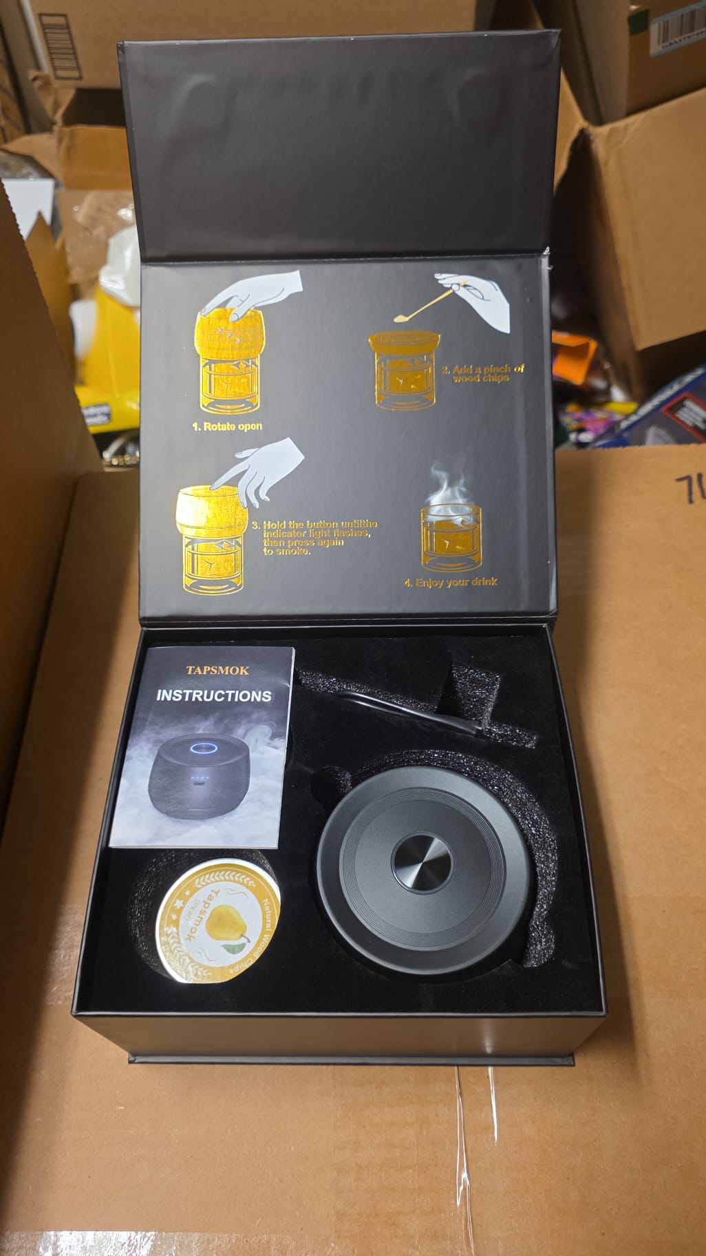 TAPSMOK Electric Whiskey Smoker Kit for Old Fashioned & Bourbon 76