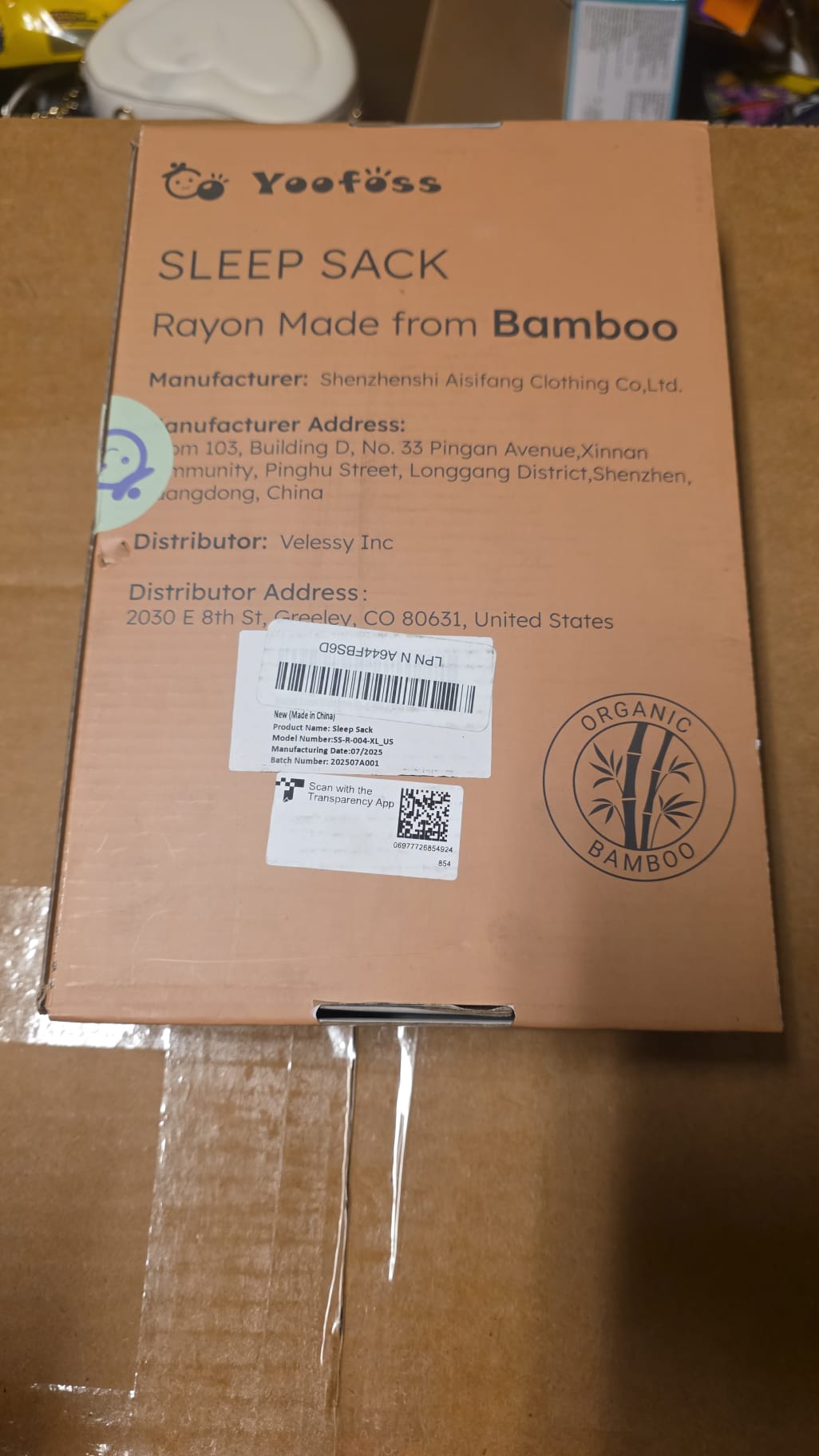 Yoofoos 1.0 TOG Sleep Sack Rayon Made from Bamboo Baby Sleep Sack 77