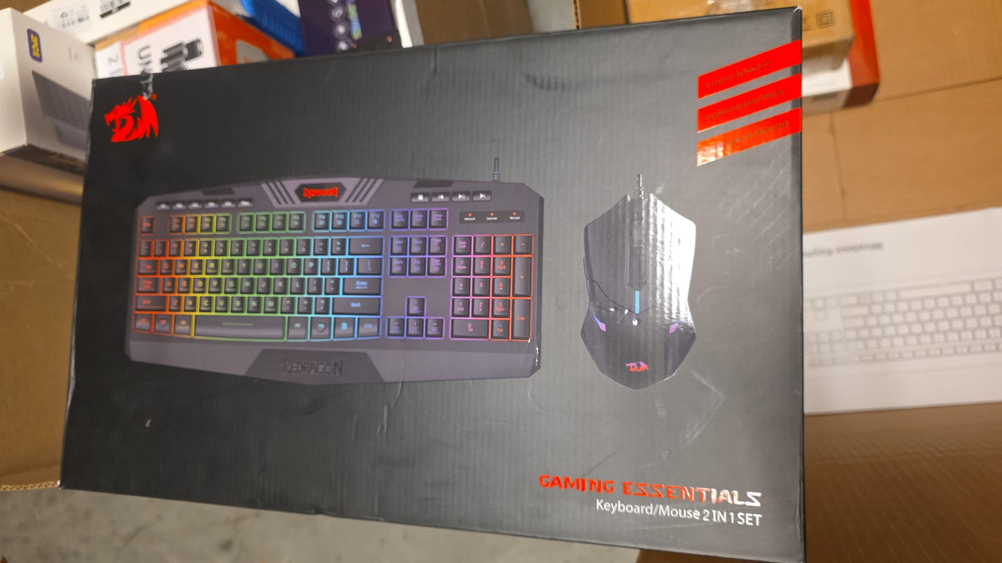 Redragon S101 Updated Programmable Gaming Keyboard and Mouse 7071