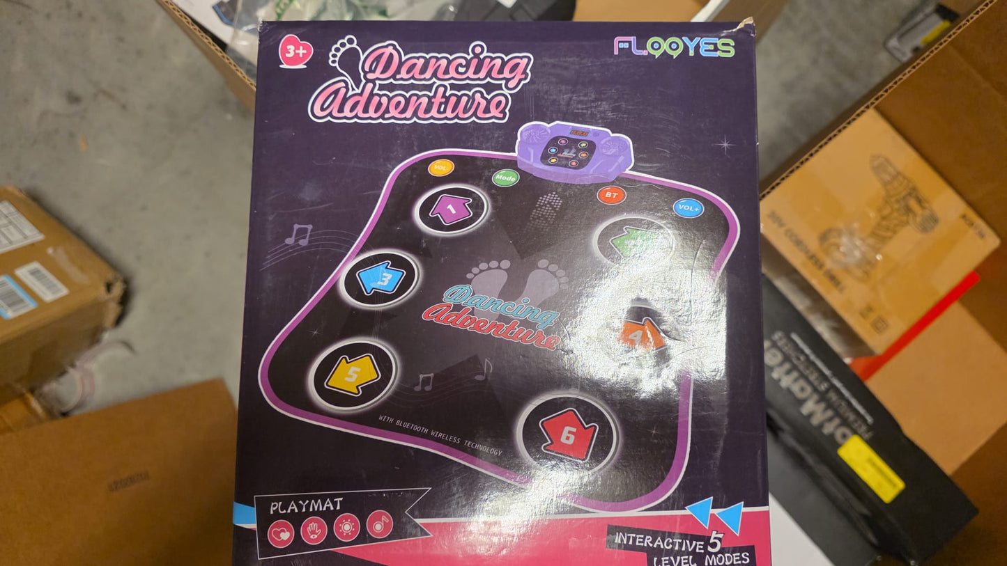 FLOOEYES Dancing Adventure Dance Mat Toys for 3-12 Year Old Kids 7071