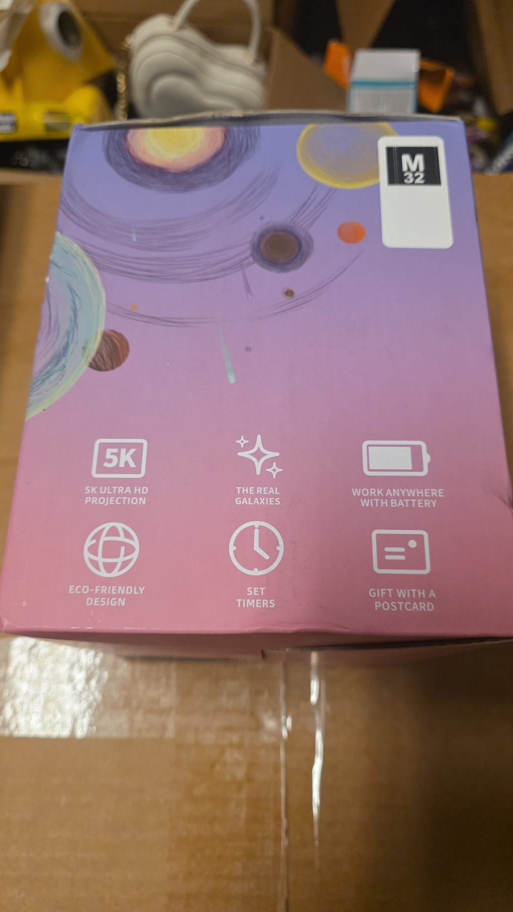Pococo Galaxy Projector, Galaxy Star Projector for Bedroom with Replaceable Optical Film Discs 79