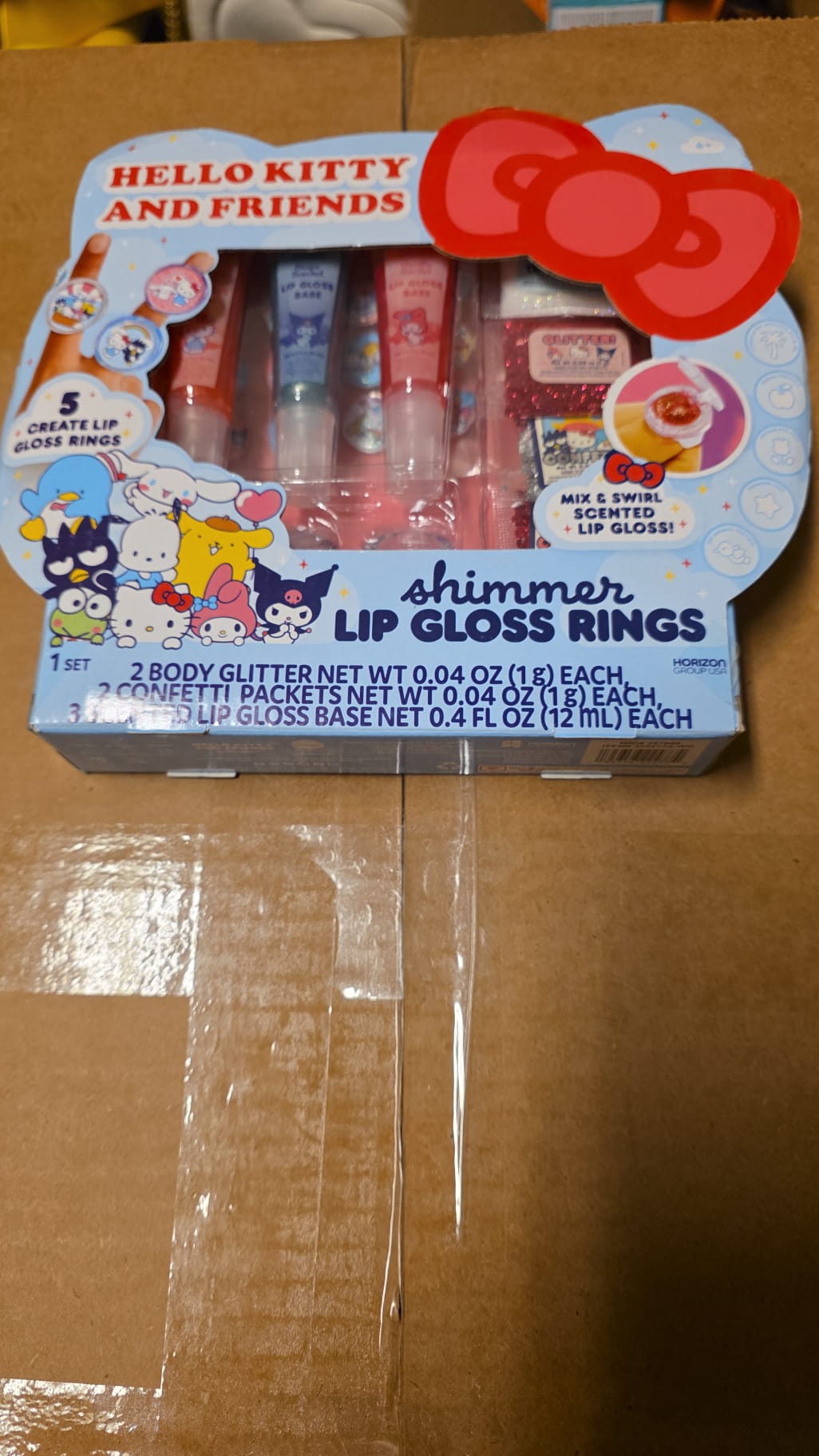 Horizon Group USA Sanrio Hello Kitty and Friends Shimmer Lip Gloss Making Kit 80