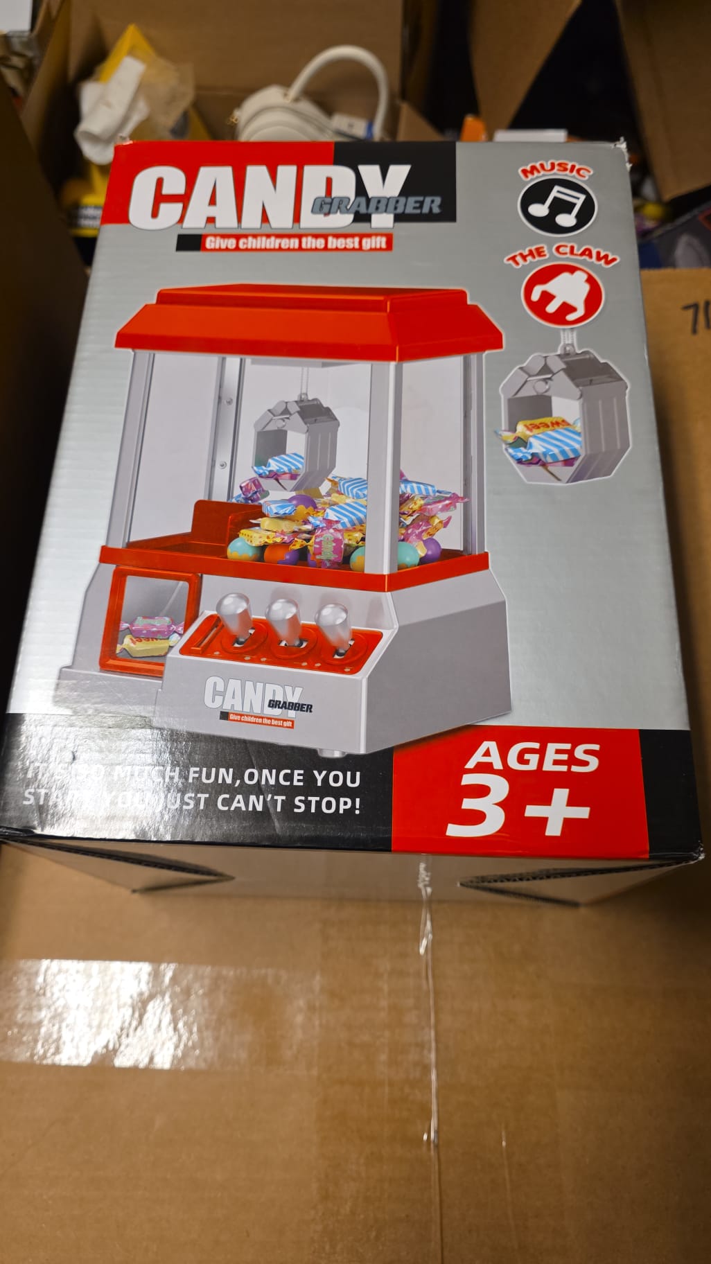 Candy Grabber Claw Machine for Kids Toy Mini Arcade Machine Candy Grabbe 84