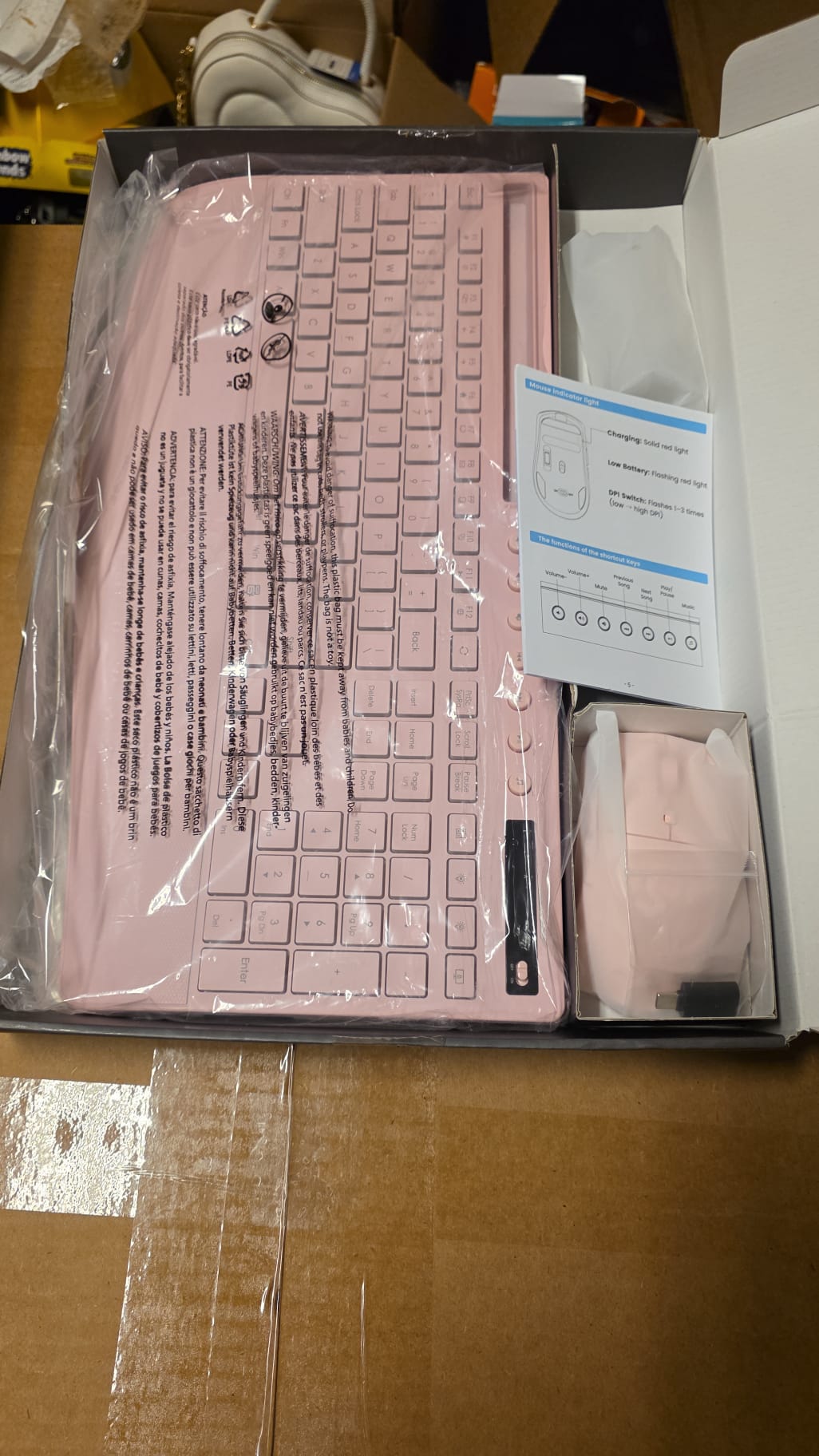 Trueque Wireless Keyboard and Mouse Combo 85