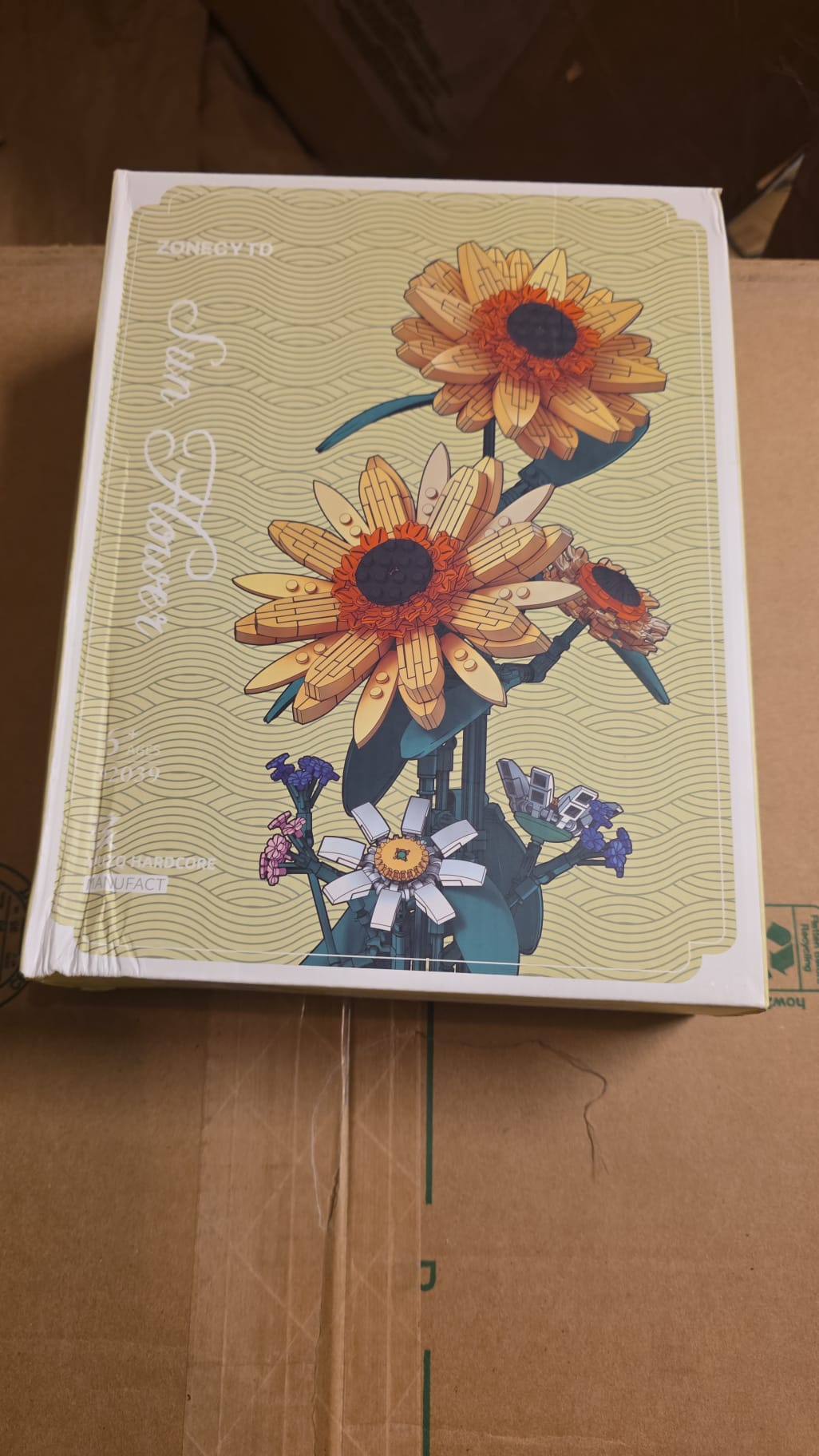 ZONECYTD Sunflower Building Blocks Sets 86