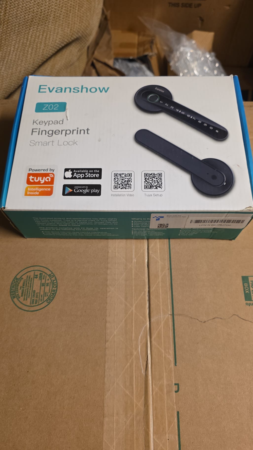Evanshow Z02 Keypad Fingerprint Smartlock 88
