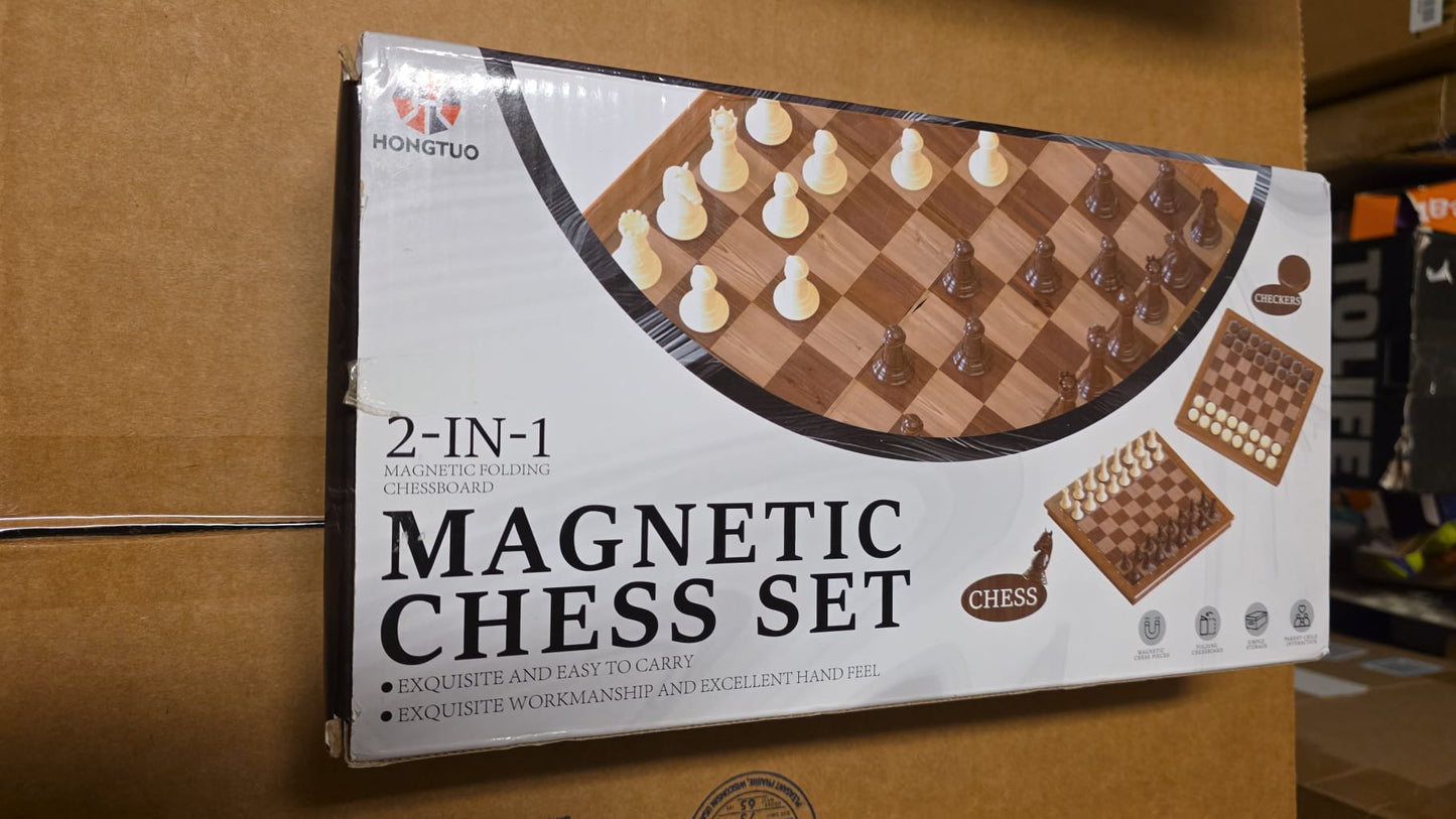 HONGTUO 2 in 1 Magnetic Chess Set 94