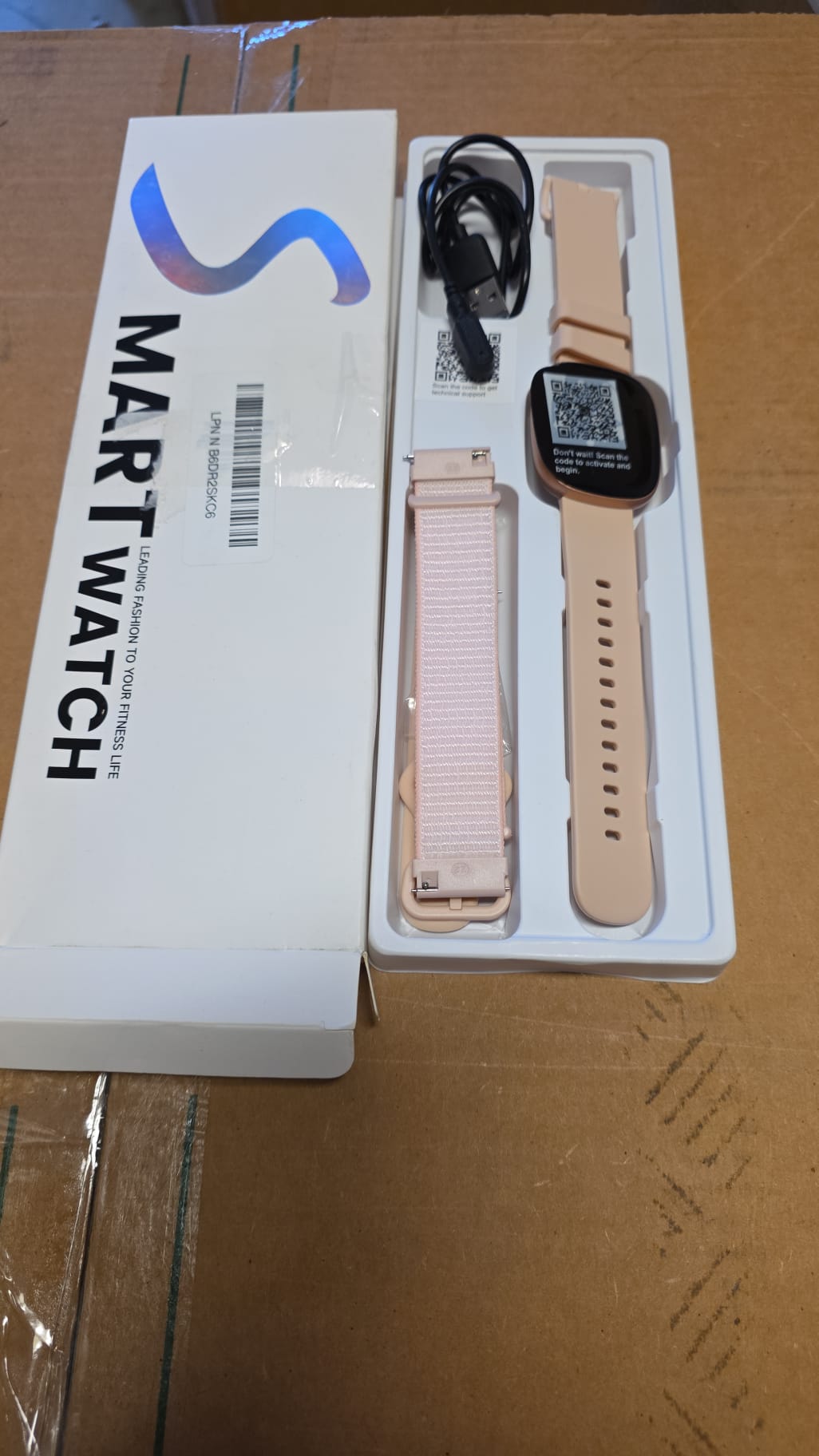 Smart Watch G59 Pink with 3 Bands 89