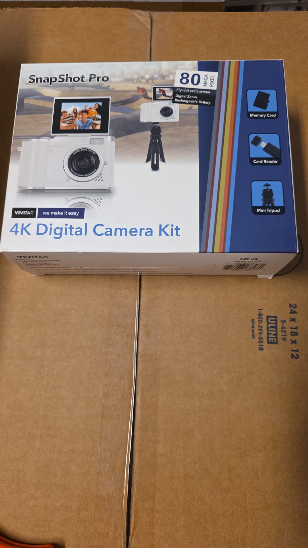 Vivitar Snapshot Pro 4k Digital Camera Kit 91