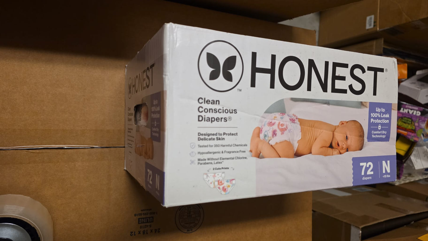 The Honest Company Comfort Dry Disposable Daytime Diapers for Sensitive Skin 92