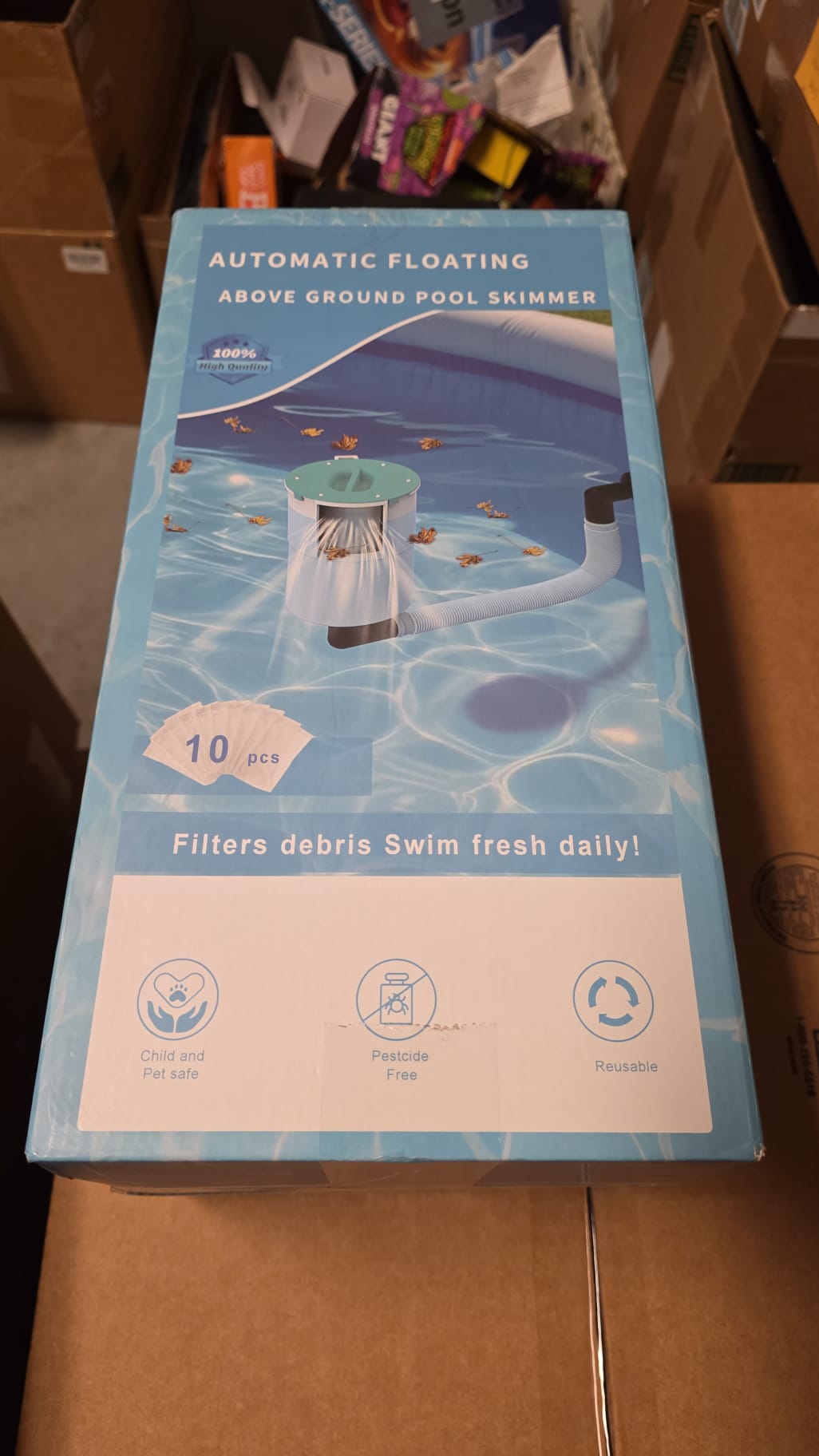 Automatic Floating Above Ground Pool Skimmer 93