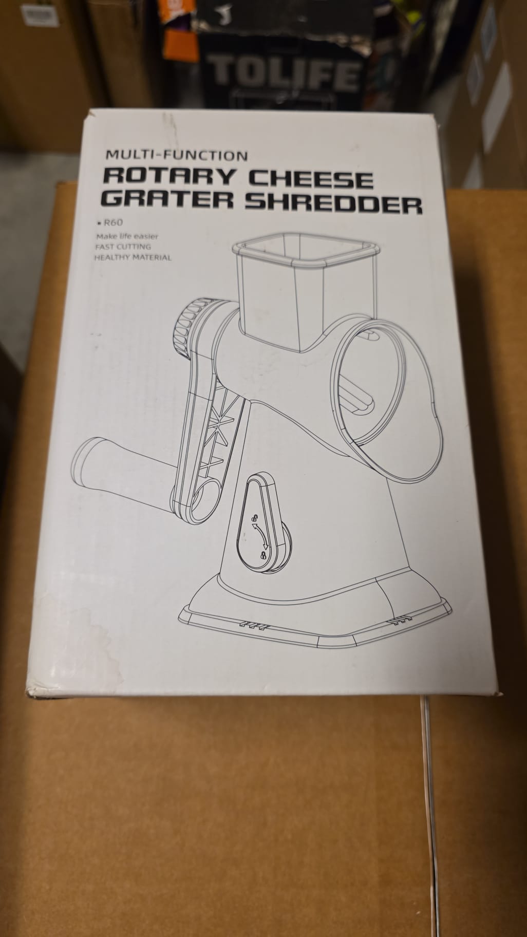Multi-Function Rotary Cheese Grater Shredder 83