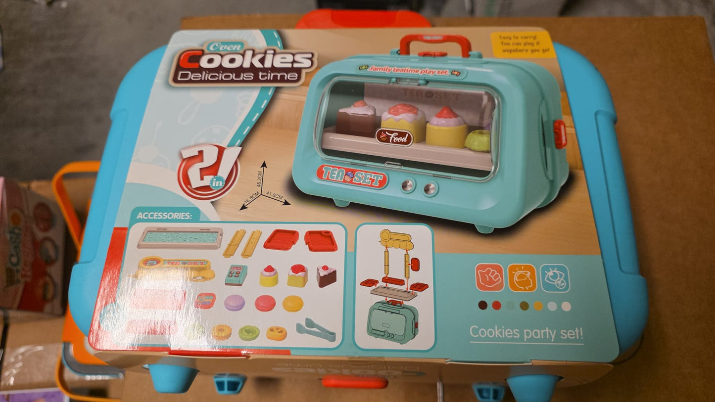 ShunLiKai Toys Oven Cookies Delicious Time Bakery Playset 21 Pieces 95-97