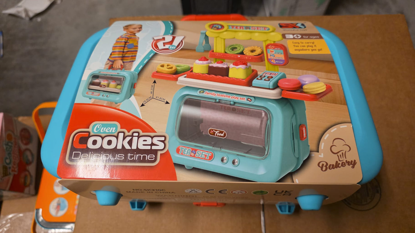 ShunLiKai Toys Oven Cookies Delicious Time Bakery Playset 21 Pieces 95-97