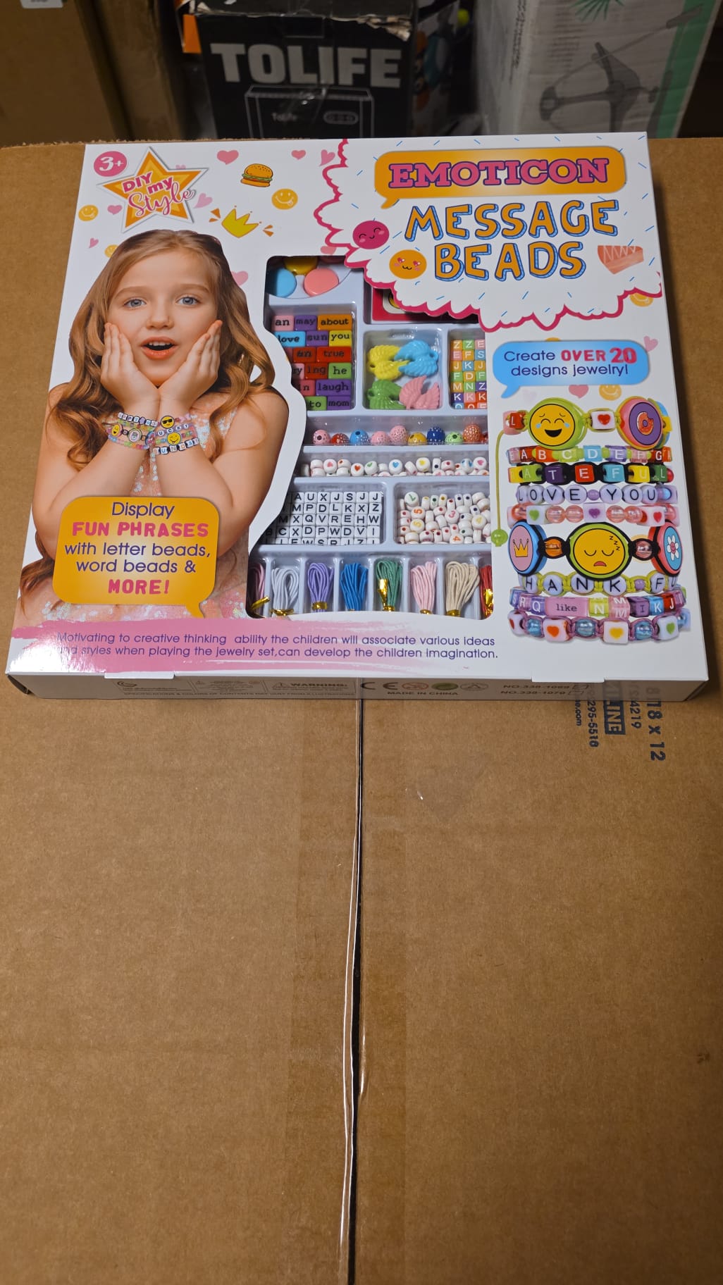 Emoticon Bracelet Making Kit for Kids 95-97