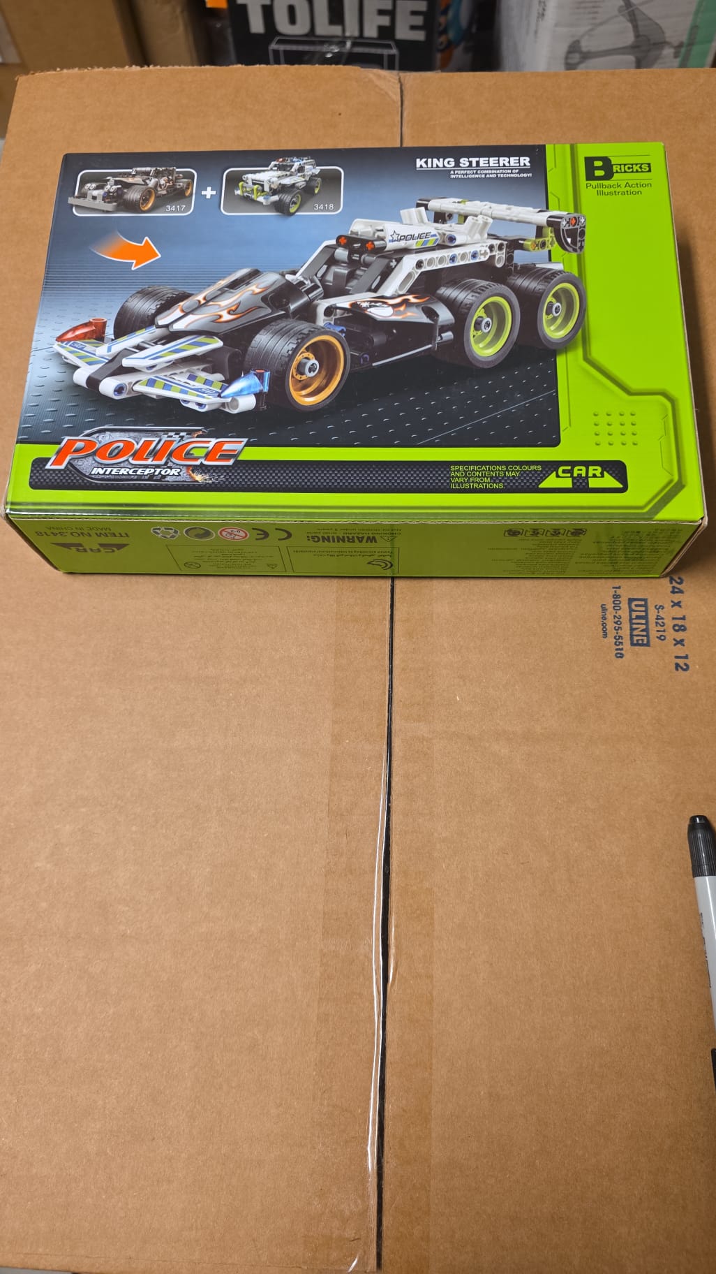 Decool 3418 The Police Technic Compatible LEGO 42047 95-97