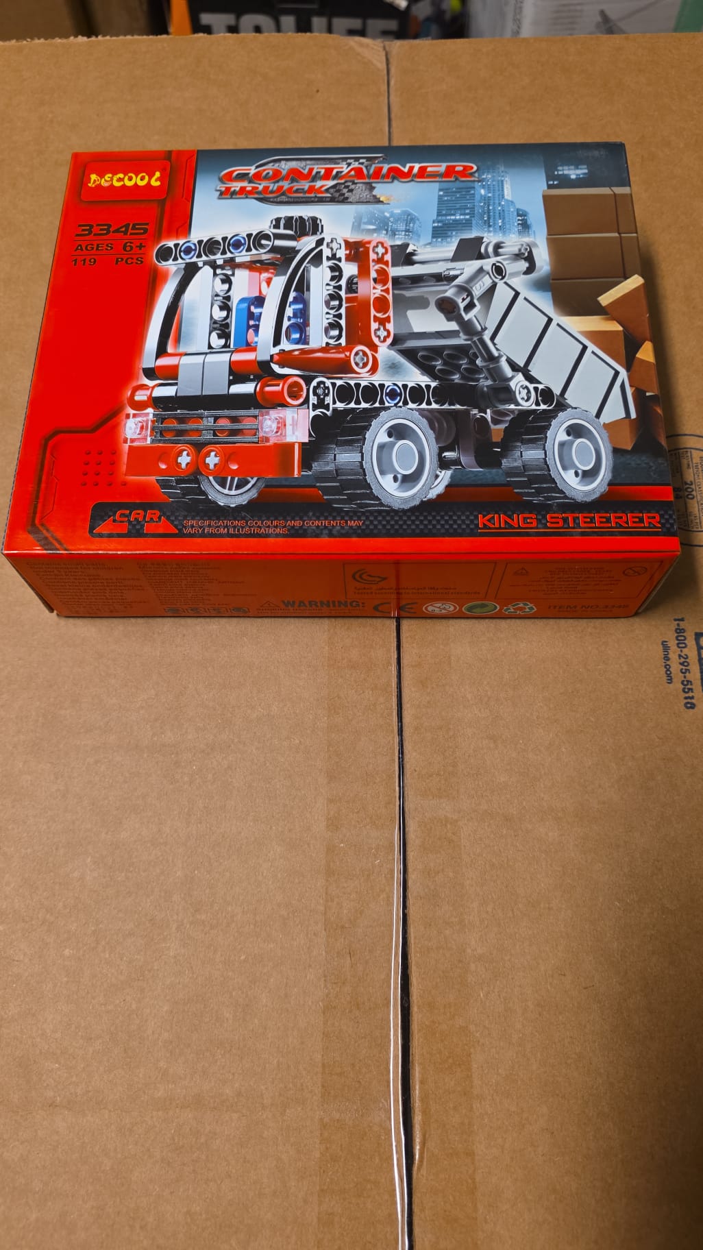 DECOOL 3345 Mini Container Truck Vehicle 95-97