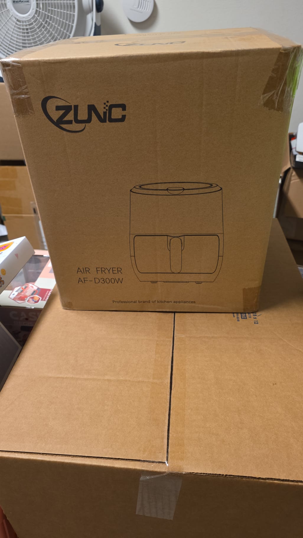 ZUNC Air Fryer 3.6Q AF-D300W Black 95-97