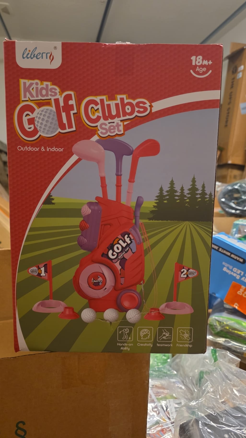 Liberry Toddler Golf Set with Putting Mat 100