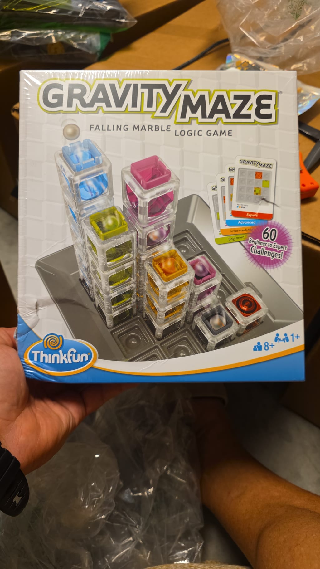 ThinkFun Gravity Maze - Falling Marble Logic Game 100