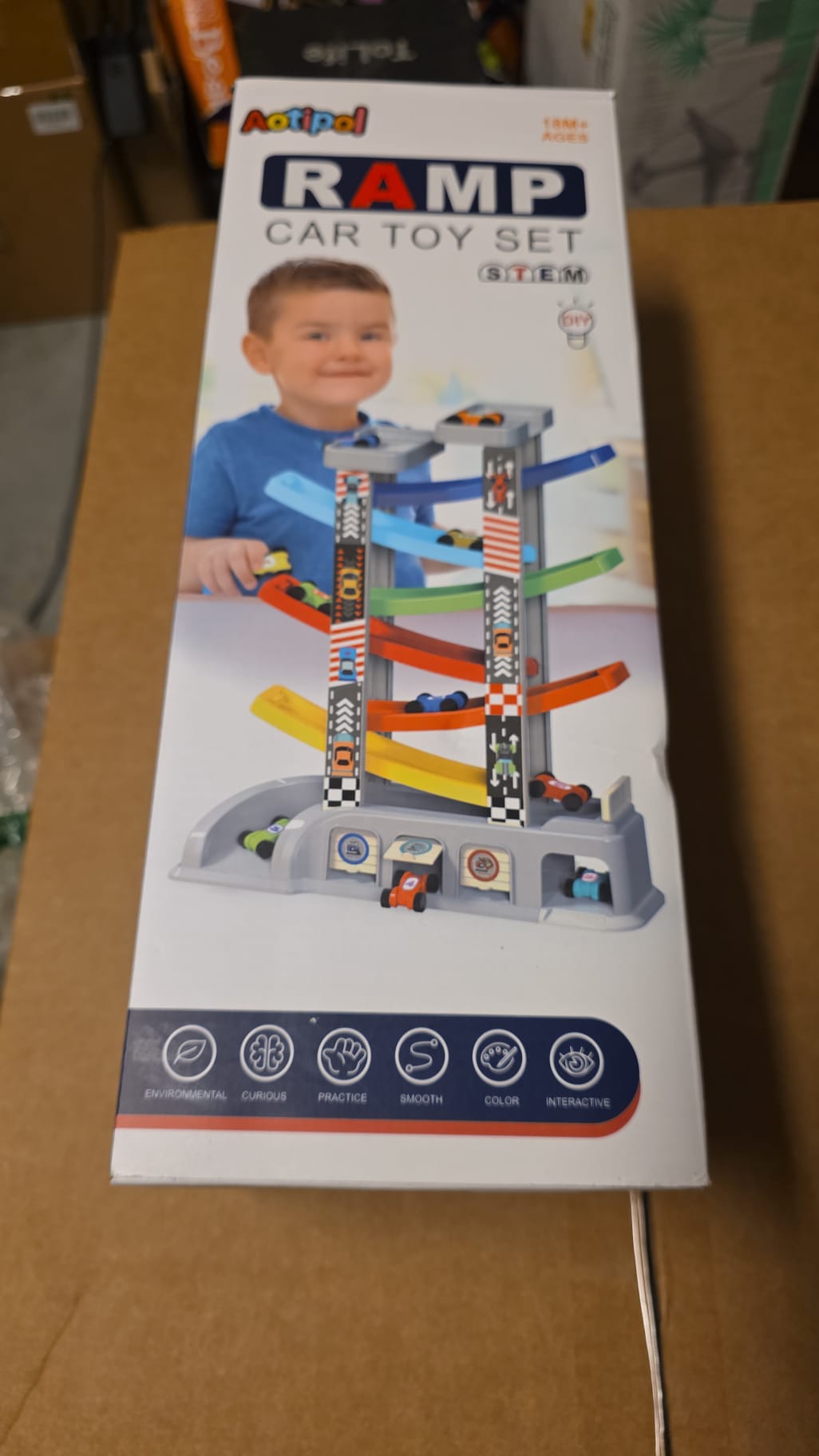 Montessori Toys Ramp Car Toy Set 101