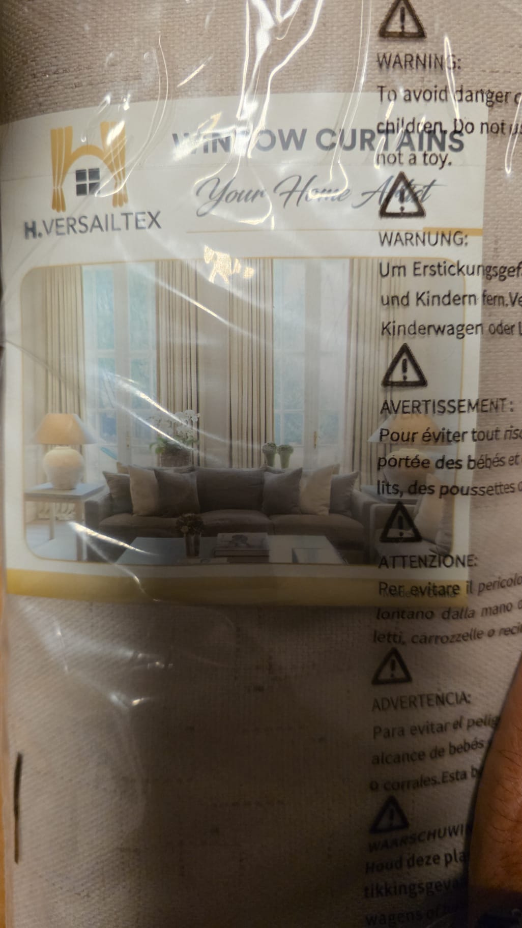 H.VERSAILTEX 100% Blackout Curtains for Bedroom 95-97