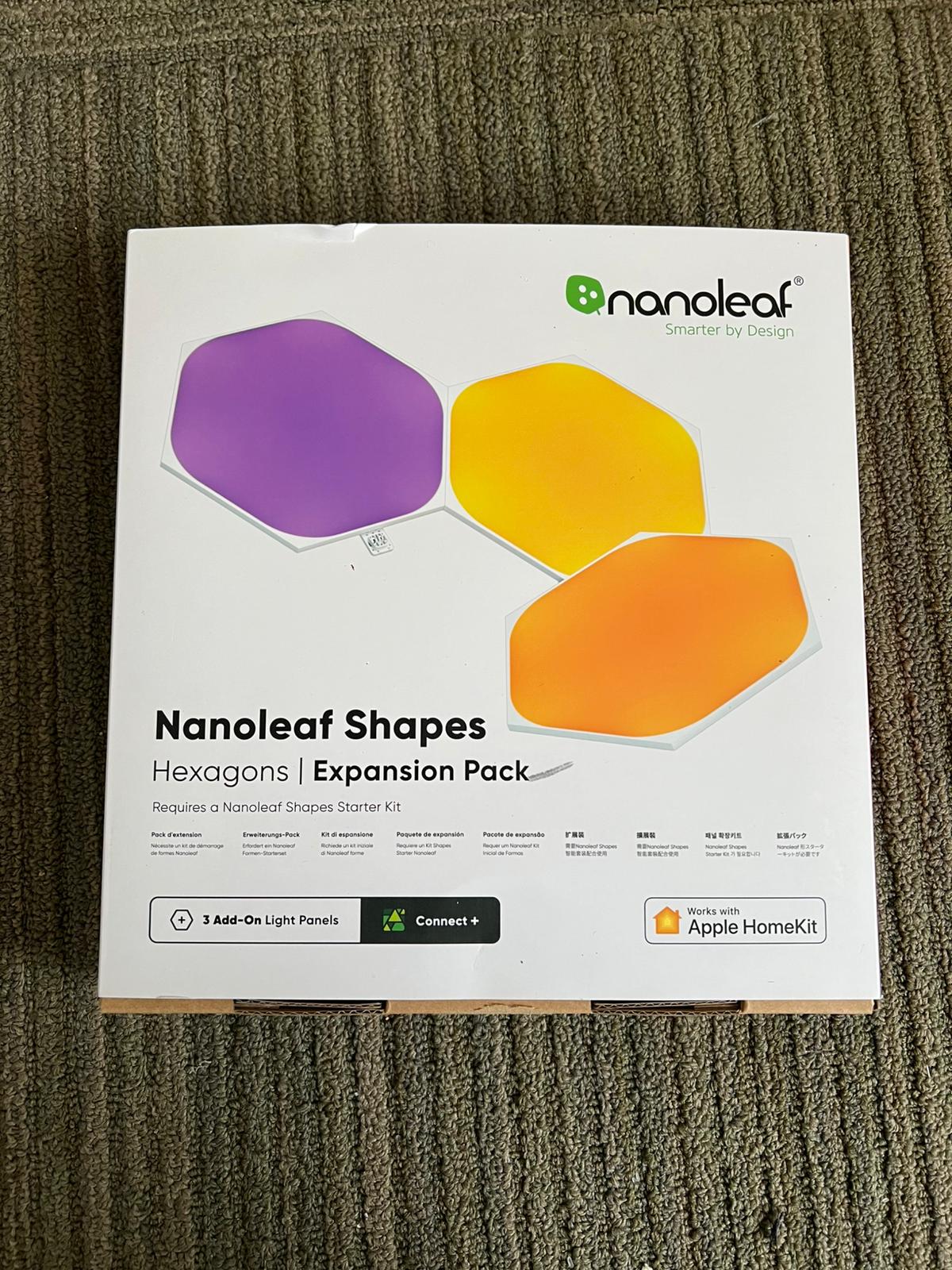 Nanoleaf Smarter By Design Nanoleaf Shapes Hexagons Expansion Pack