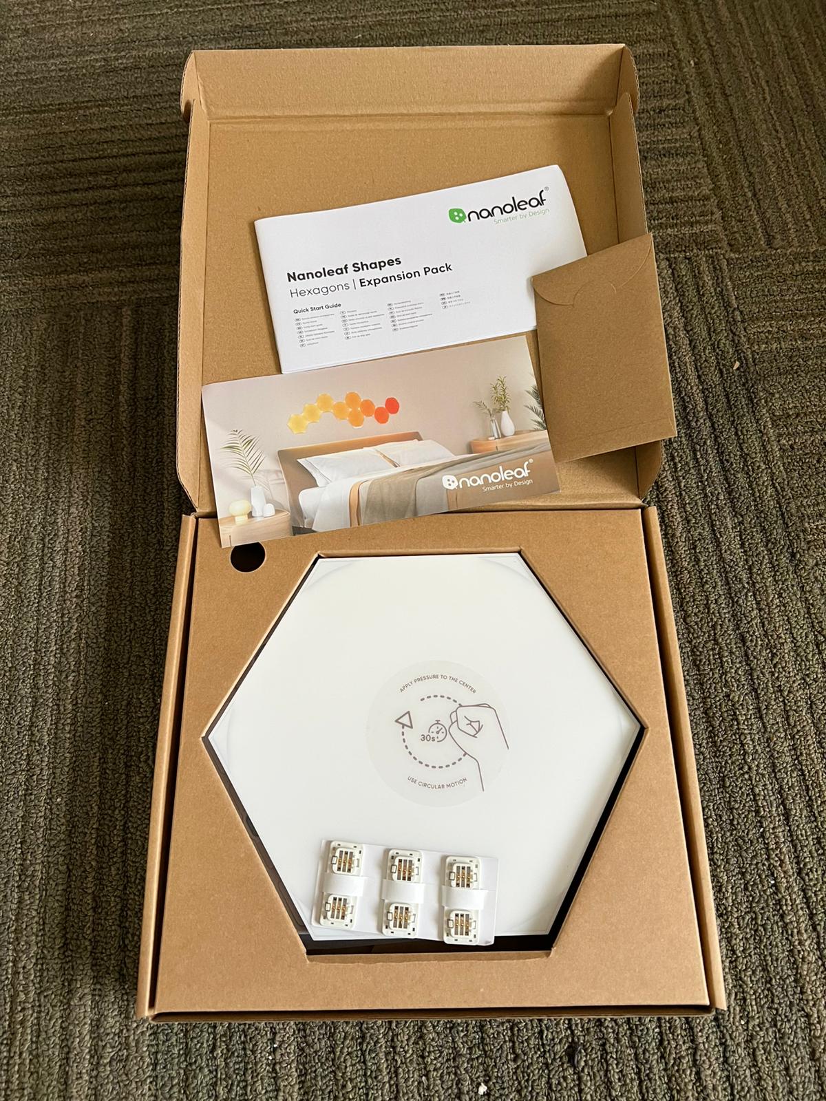 Nanoleaf Smarter By Design Nanoleaf Shapes Hexagons Expansion Pack