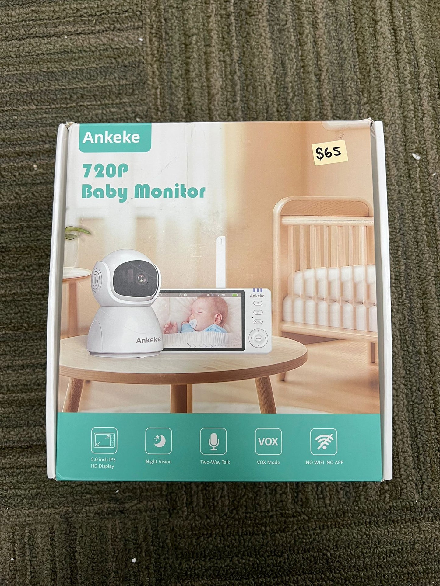 Ankeke 720P Baby Monitor