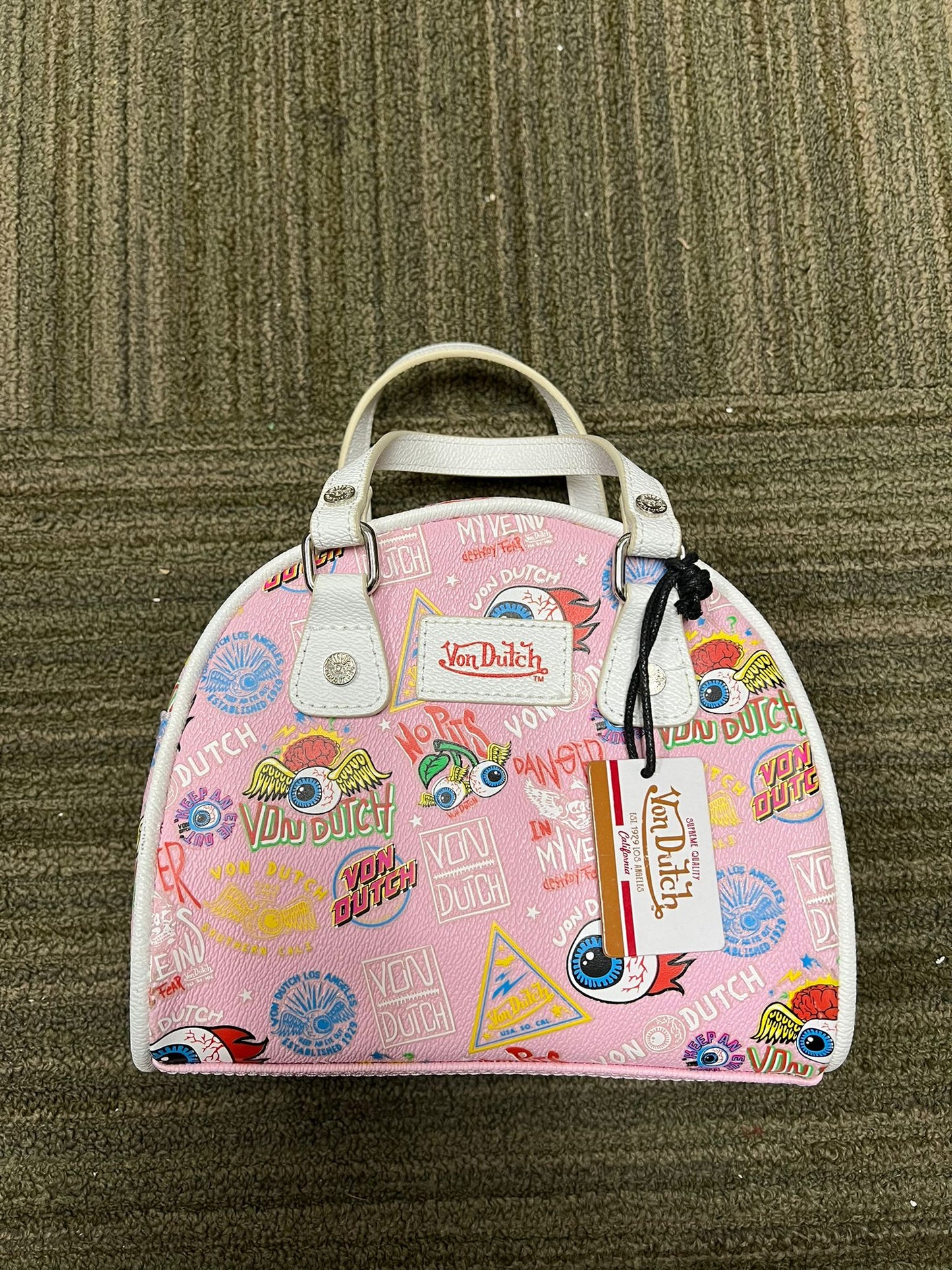 Von Dutch Jax Bowling Bag - Light Pink