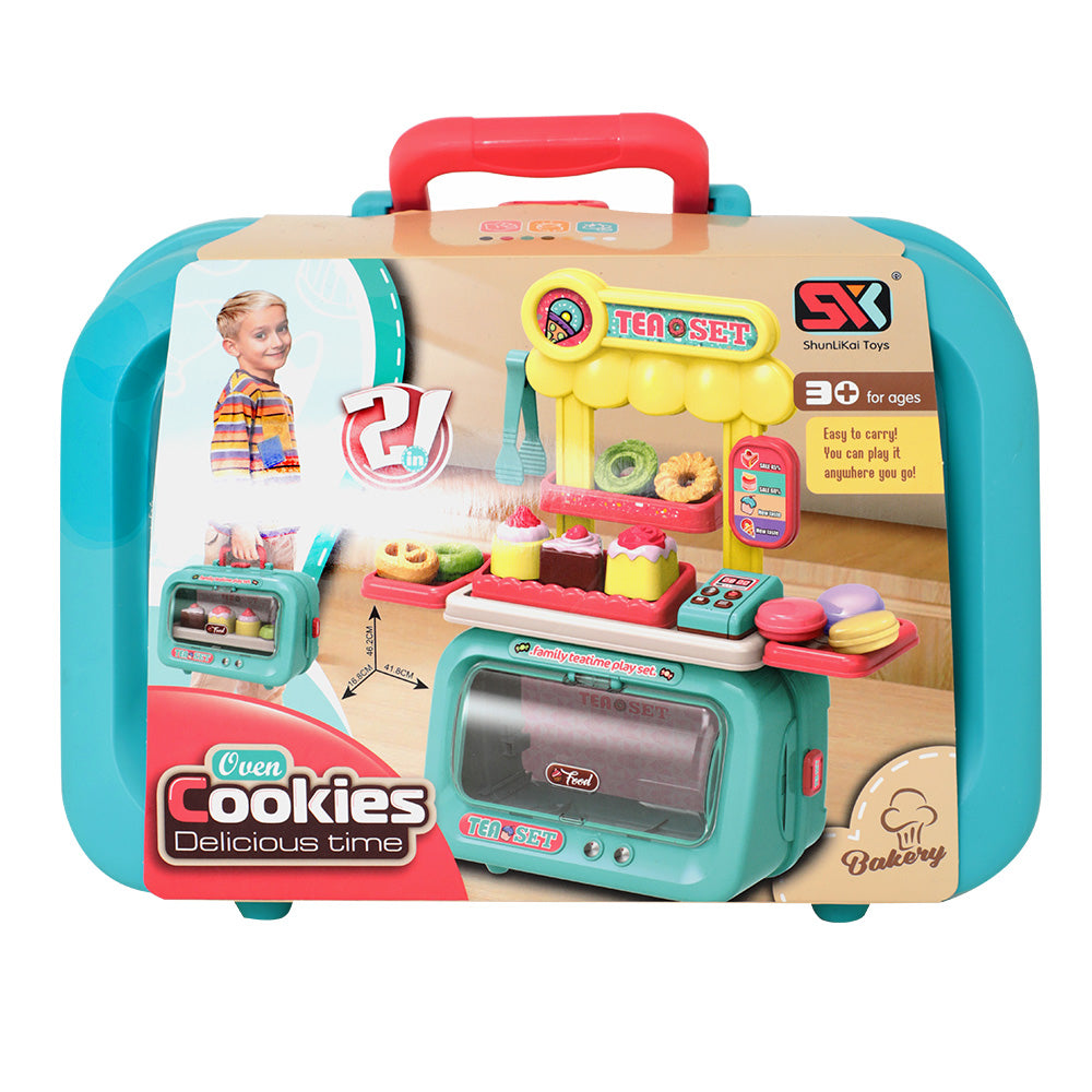 ShunLiKai Toys Oven Cookies Delicious Time Bakery Playset 21 Pieces 95-97