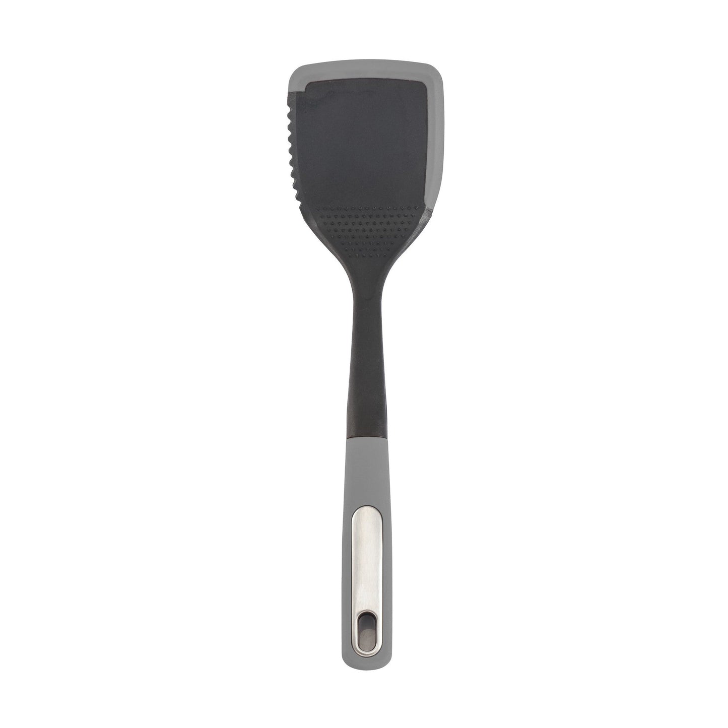 Silicone Scratch and Heat Resistance Edge Solid Turner, Grey-1