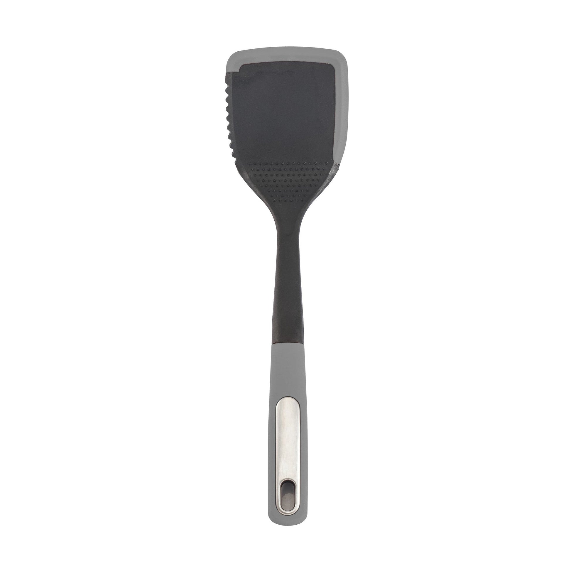 Silicone Scratch and Heat Resistance Edge Solid Turner, Grey-1