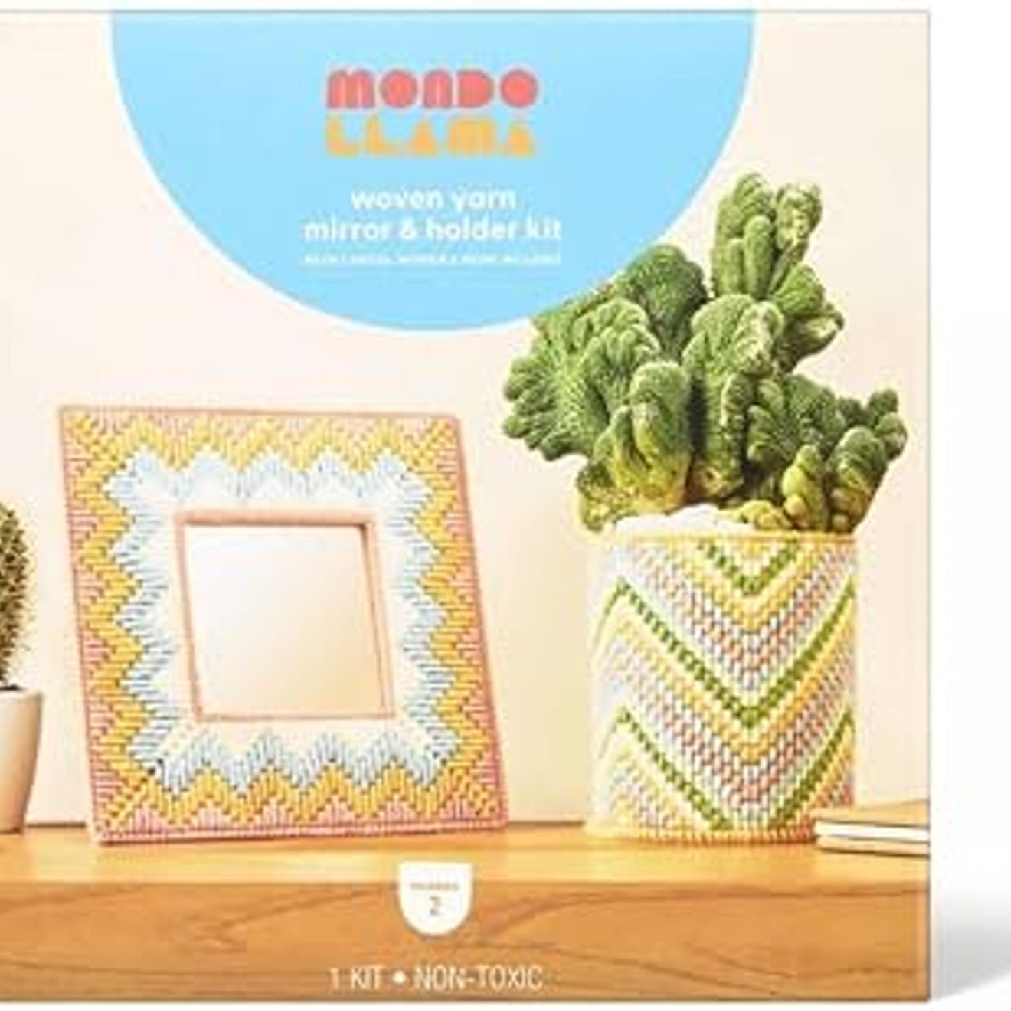 Mondo Llama Woven Yarn Mirror and Holder Craft Kit