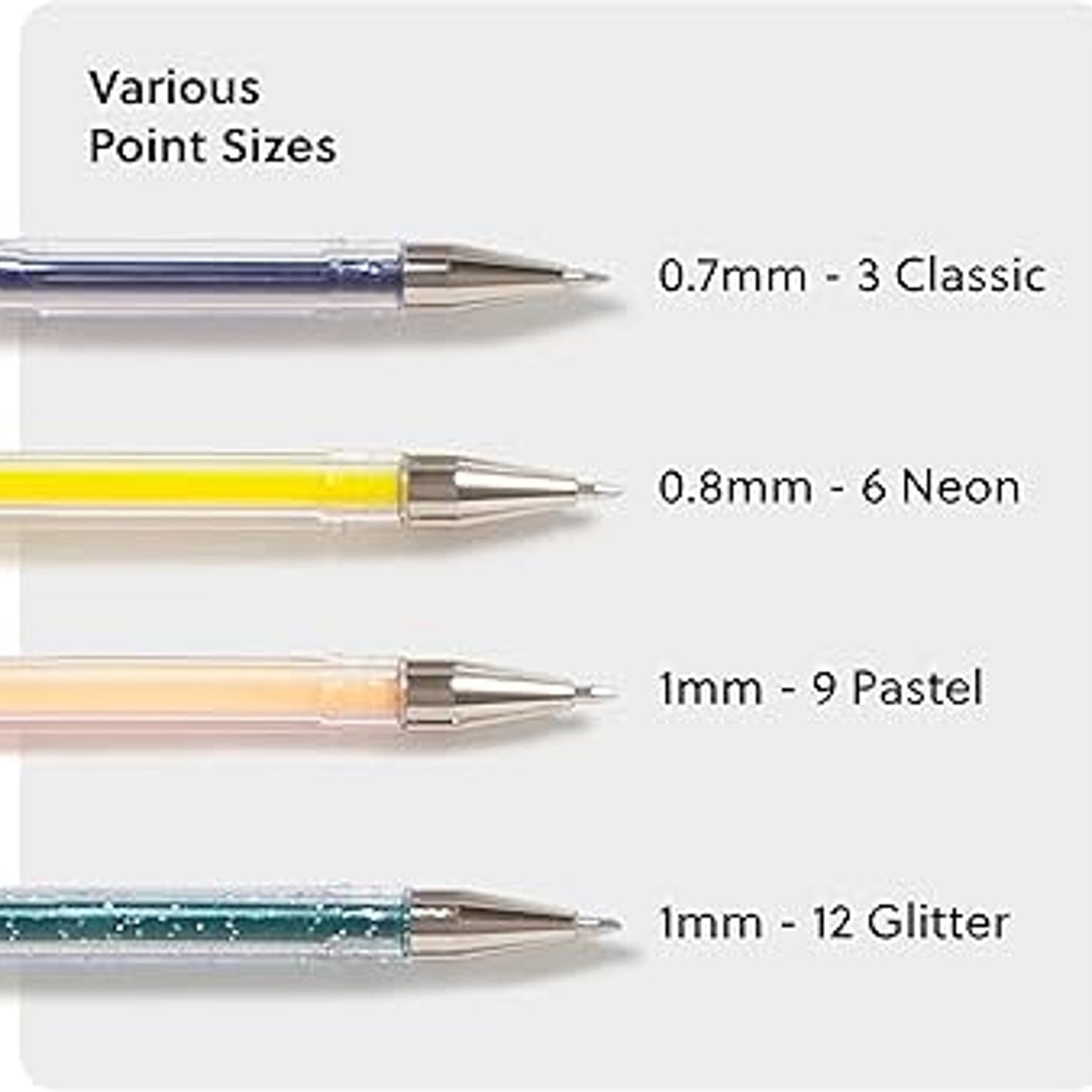Three Cheers for Girls 30pk Gel Pens with Stickers