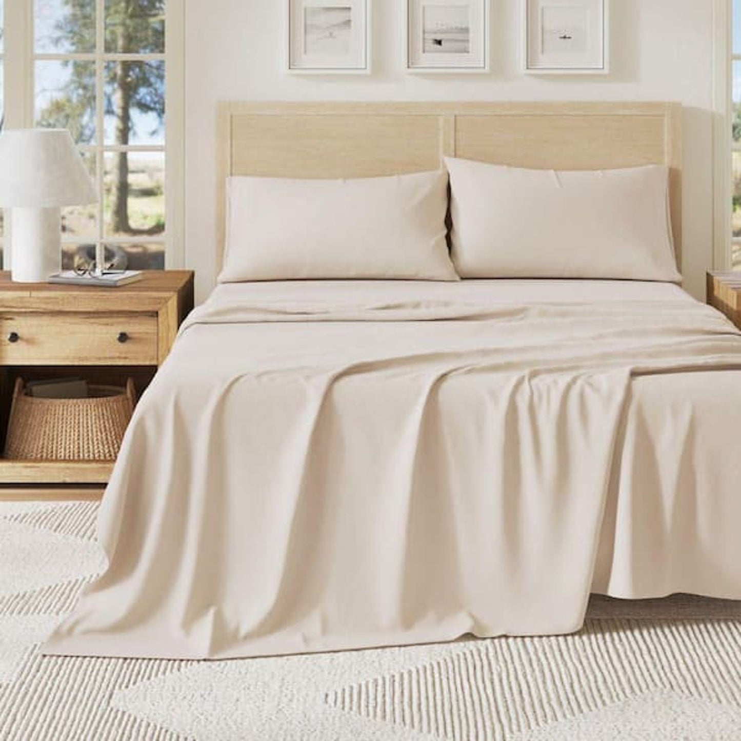 Room Essentials Quilted Jersey Throw Blanket Heathered Olive